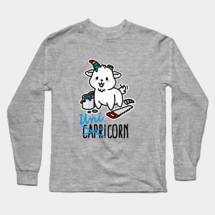 Unicorn capricorn cute funny Unicorn gift Long Sleeve T-Shirt